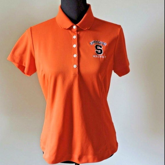 Nike Golf Tech Pique Polo Shirt Syracuse Hockey M - Picture 8 of 9